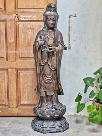 เจ้าแม่กวนอิมทองเหลืองเก่า รูปที่ 8