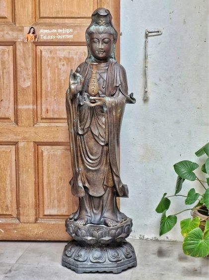 เจ้าแม่กวนอิมทองเหลืองเก่า รูปที่ 2