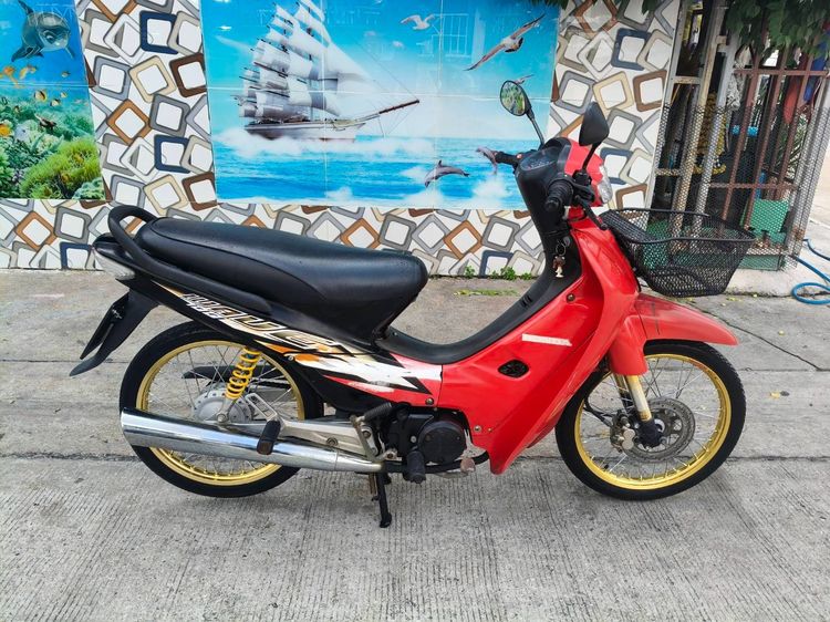 🛵ยังไงก็ขาย WAVE100 ปี 48(งดต่อ ขายตามสภาพ) เครื่องดี สีสวย สตาร์ทเท้า รถบ้านพร้อมใช้งาน เปลี่ยนน้ำมันเครื่องฟรี ไม่มีส่งฟรี รูปที่ 3