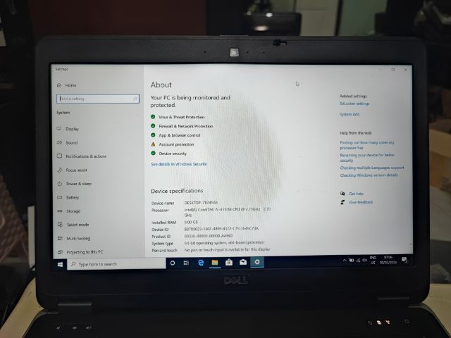 Dell latitude E6440 i5 FullHD ssd128 สภาพพร้อมใช้ รูปที่ 2