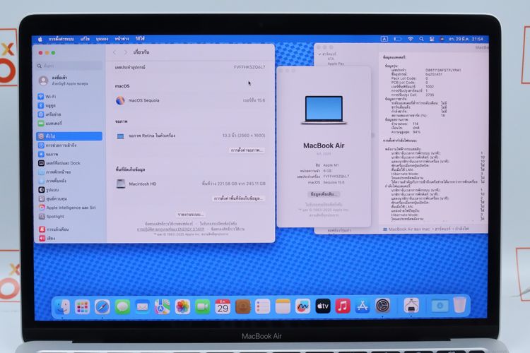 Macbook Air M1 13" 8-256GB  -ID26030536 รูปที่ 3