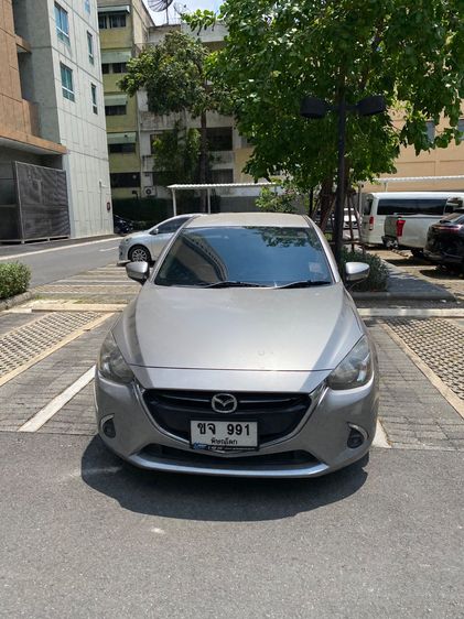 Mazda Mazda 2 2017 1.3 Skyactiv-G Sedan เบนซิน ไม่ติดแก๊ส เกียร์อัตโนมัติ เทา รูปที่ 3