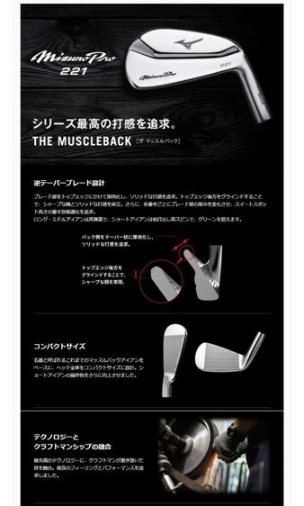 ชุดเหล็ก MIZUNO PRO 221 รูปที่ 14