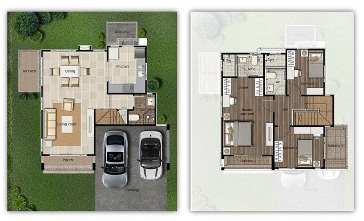 Pruksa มีบางส่วน 2022 เดอะแพลนท์ เนเชอร่า เทรนด์ วงแหวน-ลำลูกกาคลอง 5 รูปที่ 4