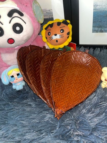 ถาดลายสานสไตล์ญี่ปุ่น 4 ชิ้น