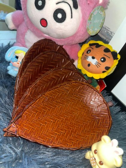 ถาดลายสานสไตล์ญี่ปุ่น 4 ชิ้น รูปที่ 3