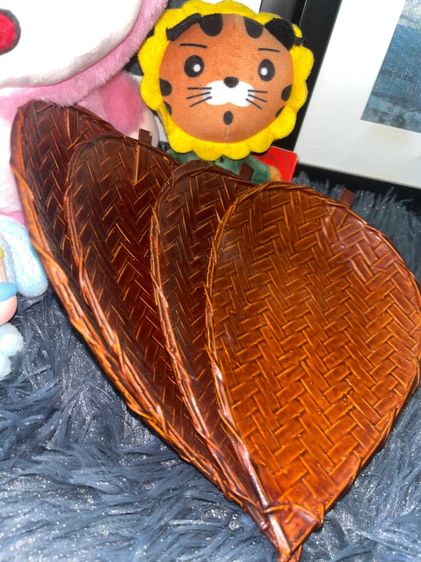 ถาดลายสานสไตล์ญี่ปุ่น 4 ชิ้น รูปที่ 2