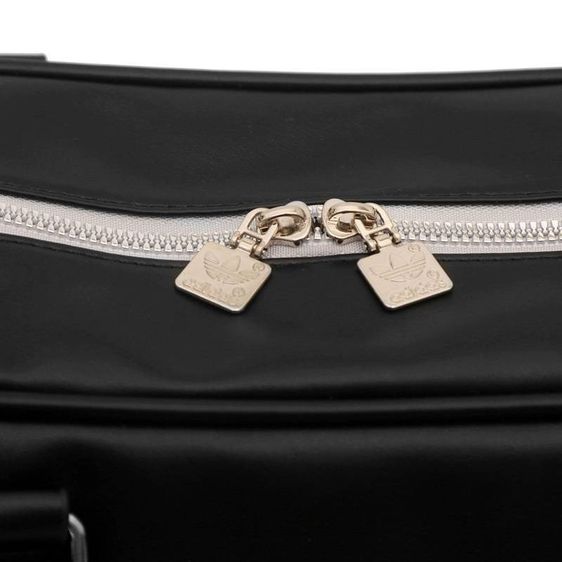 กระเป๋าสะพายข้าง หนังสีดำ ใส่ของได้เยอะ  รูปที่ 4