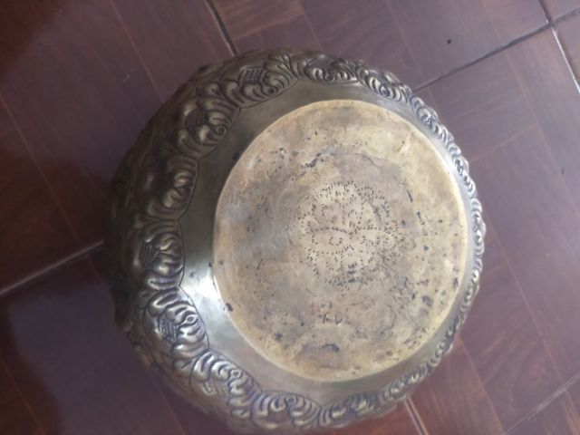 ขันทองเหลืองโบราณ รูปที่ 3