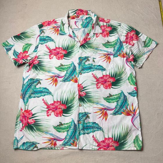 เสื้อฮาวายลายดอก​ Island Style Size XXL