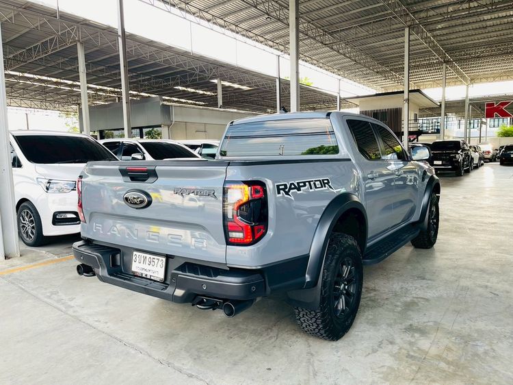 Ford Ranger 2022 Raptor 3.0 4WD Pickup เบนซิน ไม่ติดแก๊ส เกียร์อัตโนมัติ เทา รูปที่ 4