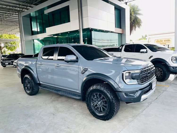 Ford Ranger 2022 Raptor 3.0 4WD Pickup เบนซิน ไม่ติดแก๊ส เกียร์อัตโนมัติ เทา รูปที่ 2