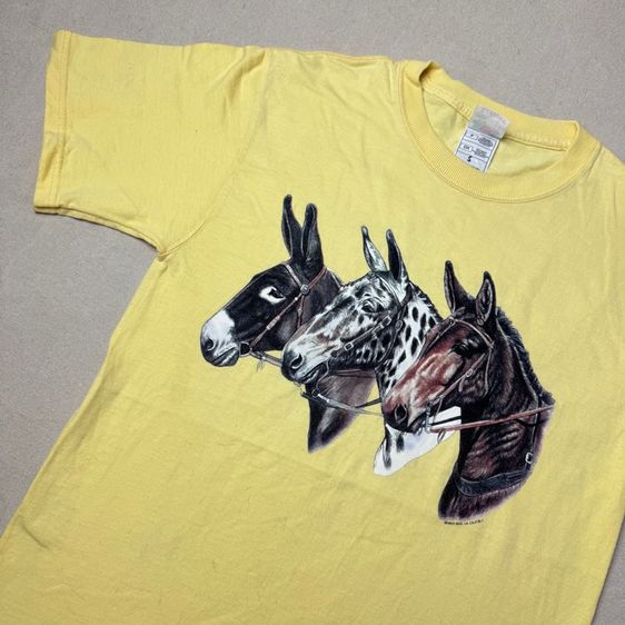 เสื้อยืด 90s สกรีนยาง Wild Side by Fruit of the Loom Size S รูปที่ 3