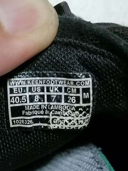 รองเท้าหนังสีดำ keen แท้ ส่งฟรี รูปที่ 15