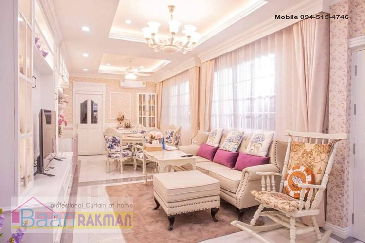 ม่านลอน (Wave Curtain) รับทำออกแบบตกแต่ง ตัดเย็บและติดตั้ง ม่านตอกตาไก่,ผ้าม่านจีบ ม่านคอกระเช้า ม่านพับ ม่านม้วน ม่านปรับแสง รูปที่ 2