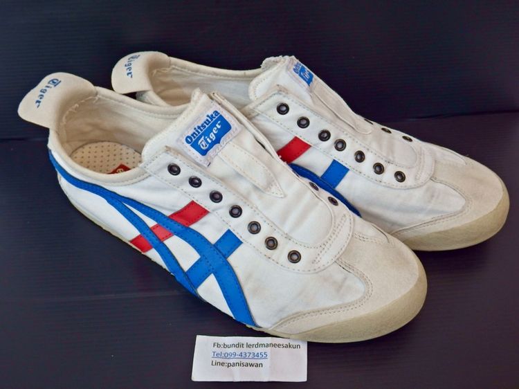 Onitsuka Tiger MEXICO 66 SLIP ON สี WhiteTricolor ไซร์27cm แท้สวยๆ สภาพดี890 บาท รูปที่ 2