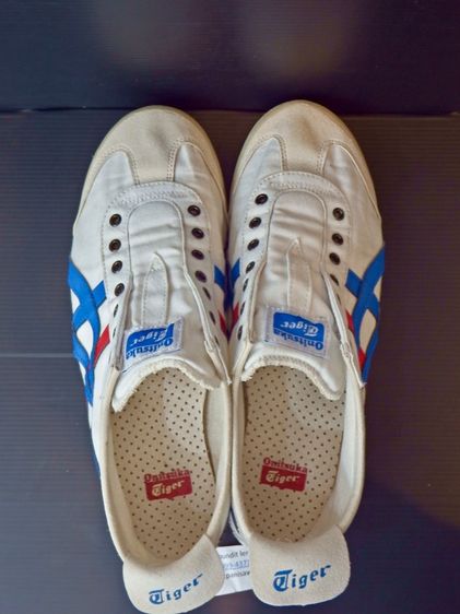 Onitsuka Tiger MEXICO 66 SLIP ON สี WhiteTricolor ไซร์27cm แท้สวยๆ สภาพดี890 บาท รูปที่ 6