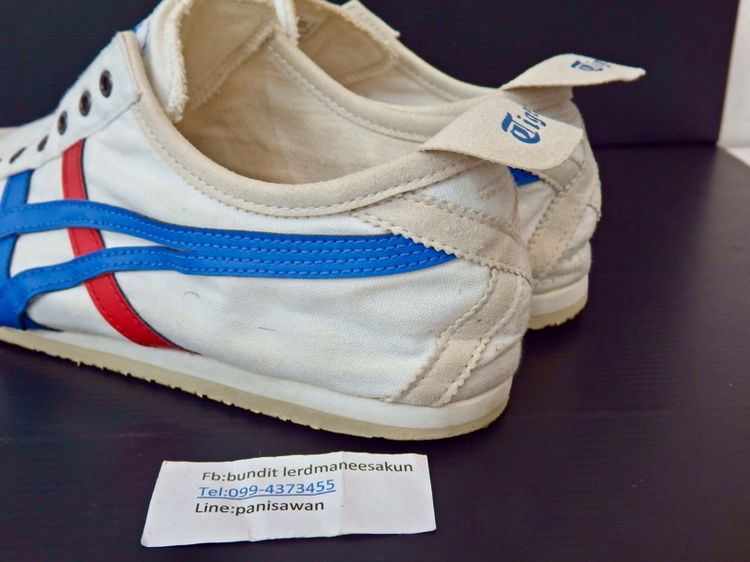 Onitsuka Tiger MEXICO 66 SLIP ON สี WhiteTricolor ไซร์27cm แท้สวยๆ สภาพดี890 บาท รูปที่ 4