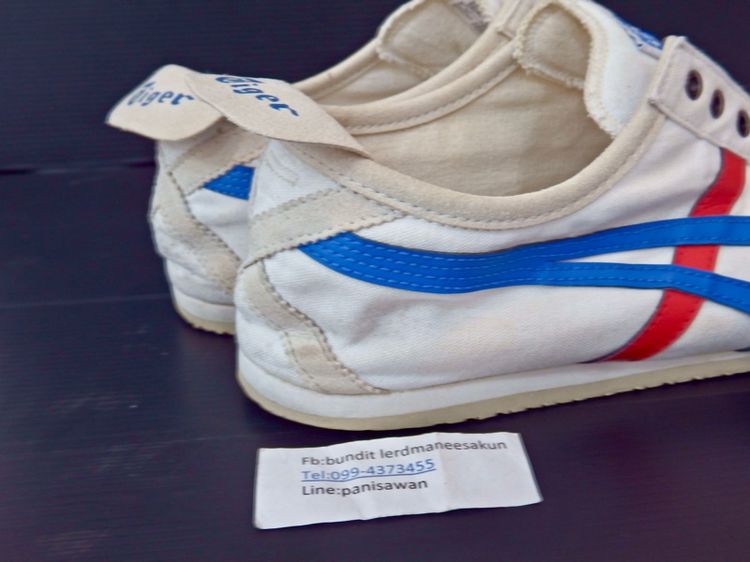 Onitsuka Tiger MEXICO 66 SLIP ON สี WhiteTricolor ไซร์27cm แท้สวยๆ สภาพดี890 บาท รูปที่ 5