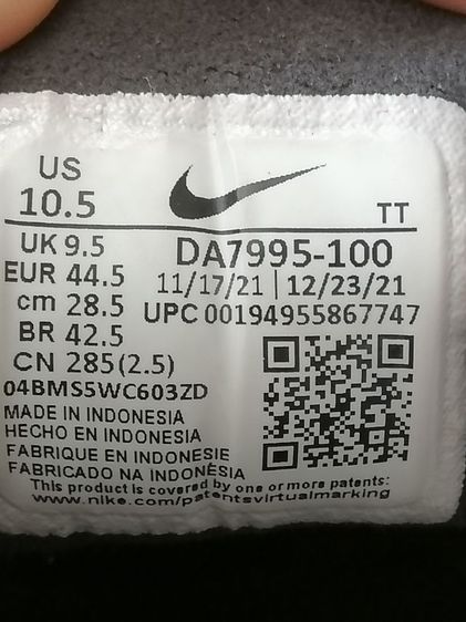 รองเท้า NIKE พื้นวัฟเฟิล SIZE 10.5us ส่งฟรีครับ รูปที่ 9