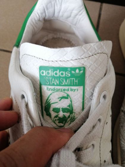 รองเท้า adidas stn smith​ size​ 9 us ส่งฟรี รูปที่ 5