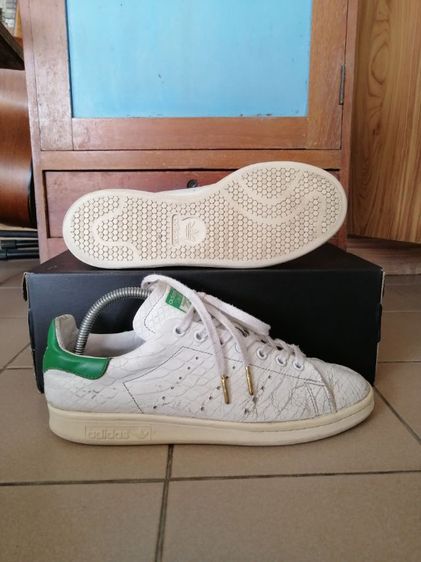 รองเท้า adidas stn smith​ size​ 9 us ส่งฟรี รูปที่ 4