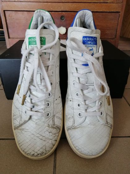 รองเท้า adidas stn smith​ size​ 9 us ส่งฟรี รูปที่ 2