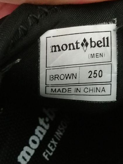 รองเท้าเดินป่า mont bell เบอร์ 39 ส่งฟรีครับ รูปที่ 10