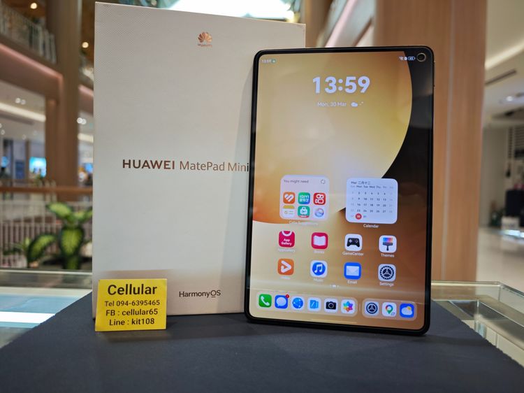 MatePad Mini 256G ใส่ซิม สภาพสวยไร้รอย เครื่องนอก ครบกล่อง รูปที่ 2