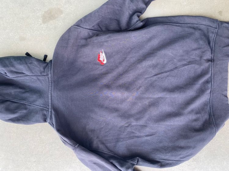 Nike Multi Logo Hoodie Black Pullover Streetwear รูปที่ 2