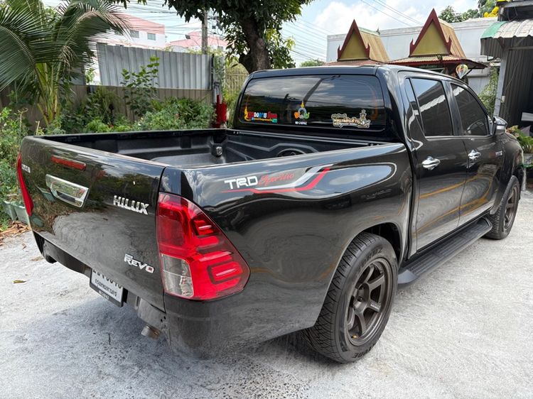 Toyota Hilux Revo 2017 2.4 G Prerunner Pickup ดีเซล ไม่ติดแก๊ส เกียร์ธรรมดา ดำ รูปที่ 4