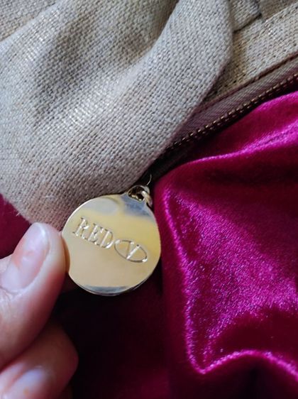 กระเป๋า Red Valentino Beige Canvas   Clutch   รูปที่ 3