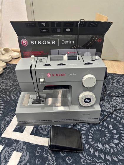 Singer, Heavy Duty Denim Sewing Machine  Singer HD6335M จักรกระเป๋าหิ้ว Mechanical 32ลาย (HD) Denim