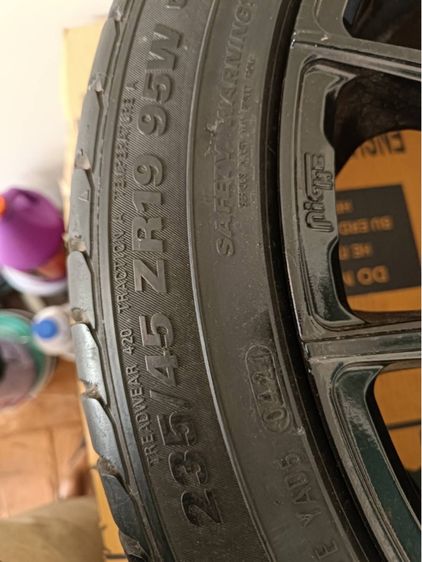 ขายล้อแม็กพร้อมยาง 19” เดิมใส่มาสด้า CX30 รูปที่ 13