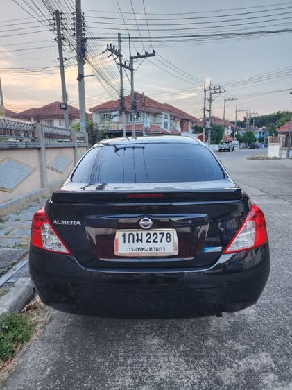 Nissan Almera 2012 1.2 VL Sedan เบนซิน ไม่ติดแก๊ส เกียร์อัตโนมัติ ดำ รูปที่ 3