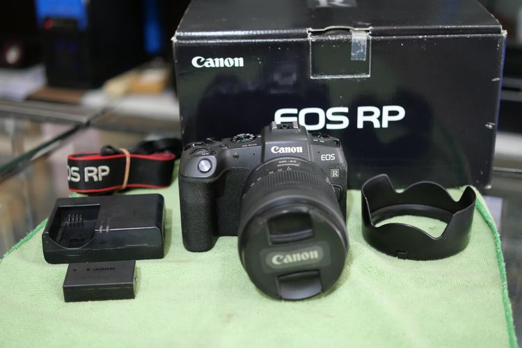 กล้องมิลเลอร์เลส ไม่กันน้ำ CANON RP LENS 24-105mm stm