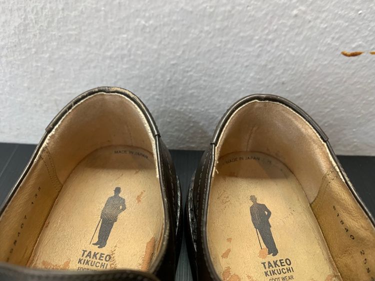 Takeo Kikuchi รองเท้าหนังแท้ made in japan ไซร์ 25.5 cm  รูปที่ 12