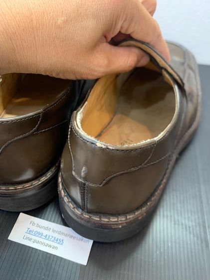 Takeo Kikuchi รองเท้าหนังแท้ made in japan ไซร์ 25.5 cm  รูปที่ 6