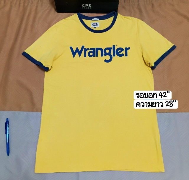 เหลือง M แขนสั้น อื่นๆ อื่นๆ เสื้อยืด Wrangler