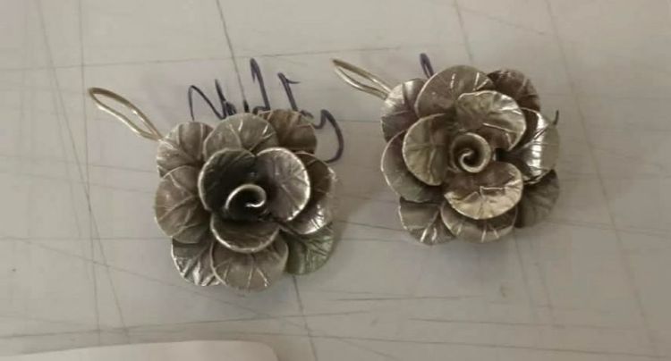 ต่างหูเงินกระเหรี่ยง