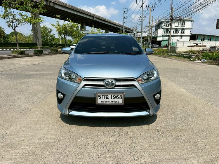 Toyota Yaris 2015 1.2 G Sedan เบนซิน ไม่ติดแก๊ส เกียร์อัตโนมัติ ฟ้า รูปที่ 3