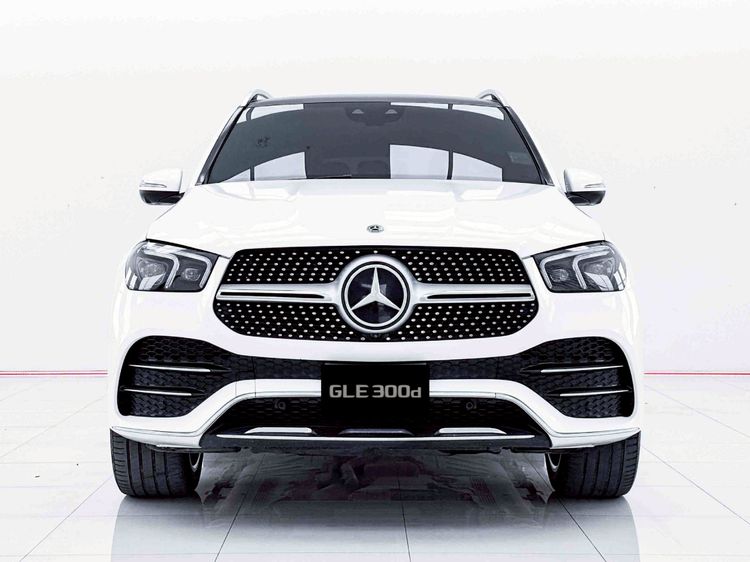 Mercedes-Benz GLE-Class 2021 GLE300 Utility-car ดีเซล ไม่ติดแก๊ส เกียร์อัตโนมัติ ขาว รูปที่ 3