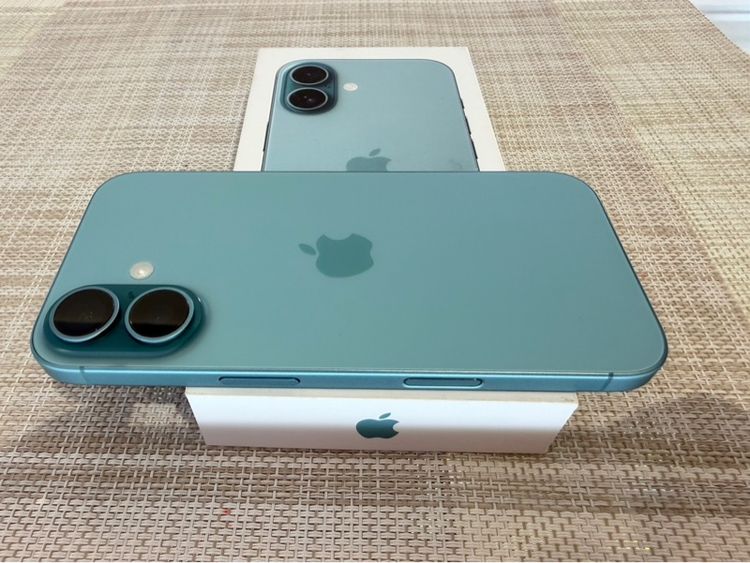 iPhone 16 สีเขียว 128 ประกันศูนย์ ผ่อนได้ รับเทิร์น รูปที่ 4