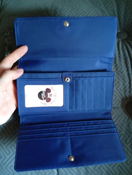กระเป๋าสตางค์ใบยาว 3 พับ Disney ชมพู-น้ำเงิน รูปที่ 5