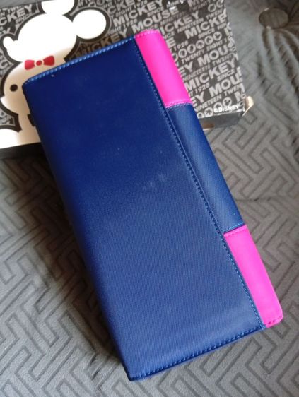 กระเป๋าสตางค์ใบยาว 3 พับ Disney ชมพู-น้ำเงิน รูปที่ 3