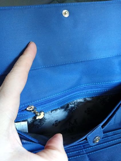 กระเป๋าสตางค์ใบยาว 3 พับ Disney ชมพู-น้ำเงิน รูปที่ 6