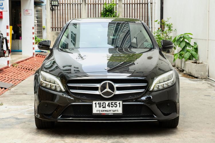 Mercedes-Benz C-Class 2020 C300 Sedan ปลั๊กอินไฮบริด (PHEV) ไม่ติดแก๊ส เกียร์อัตโนมัติ ดำ รูปที่ 3