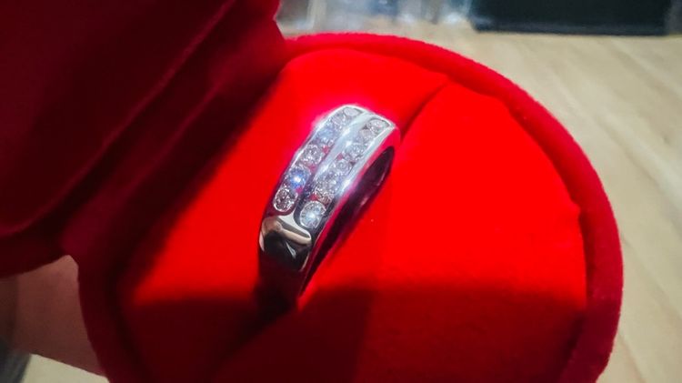 แหวนเพชร2แถว พร้อมใบรับประกัน รูปที่ 12