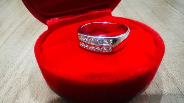 แหวนเพชร2แถว พร้อมใบรับประกัน รูปที่ 11