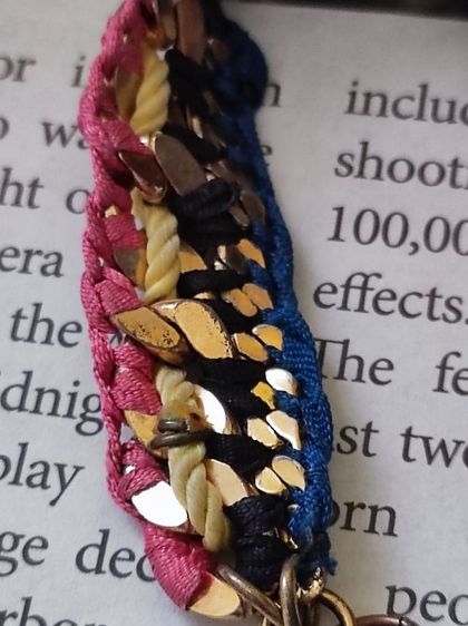 สร้อยข้อมือถักผสมโลหะ Wing Paris รูปที่ 6